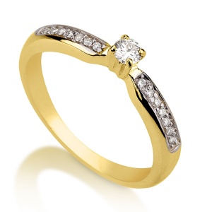 סוליטר 4 שיניים שיבוץ שורה בצדדים