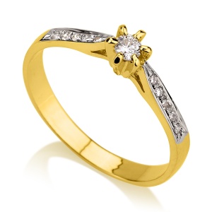 סוליטר 6 שיניים שיבוץ שורה בצדדים