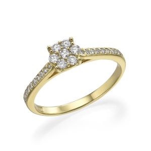 סוליטר אינוויזיבל שיבוץ שורה בצדדים