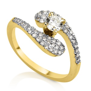 סוליטר 4 שיניים מעוצב