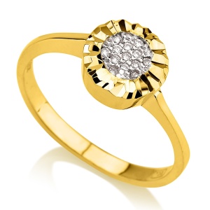 טבעת שיבוץ אינוויזיבל שינה חלקה