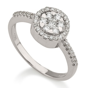 סוליטר אינוויזיבל שיבוץ בצדדים