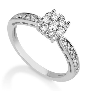 סוליטר אינוויזיבל שיבוץ שורה בצדדים