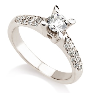 סוליטר 4 שיניים שיבוץ אבנים בצדדים