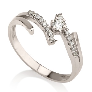 סוליטר עם אבנים בצדדים אלכסוני