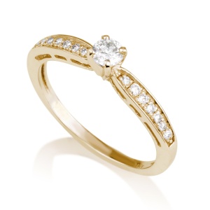 סוליטר 4 שיניים שיבוץ שורה בצדדים