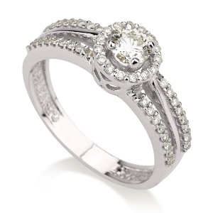 סוליטר שיבוץ אבנים מסביב ובצדדים